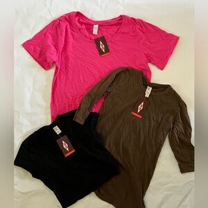 NWT Bundle of 3 women’s active tees - Large